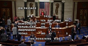 House of Representatives Passes USMCA Integration Scheme