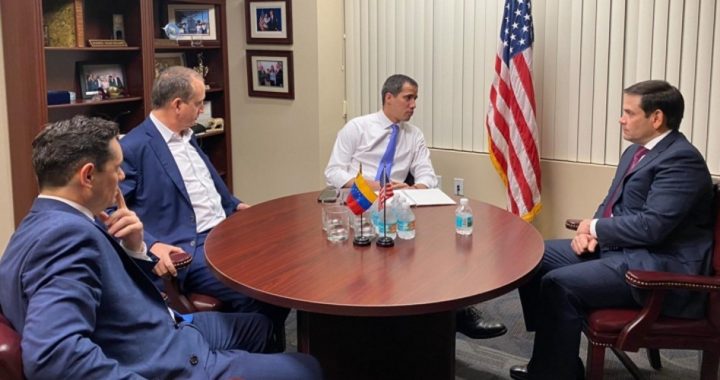 Venezuelan Opposition Leader Guaidó Meets Pompeo and Rubio, but not Trump