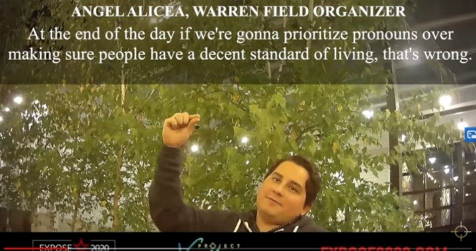 Undercover Video: Warren Staffer Calls LGBTQ Lobby “Liability”; Says Pronoun Focus Loses Elections