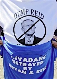 No Flowers, Please, Just “Bury” Harry Reid