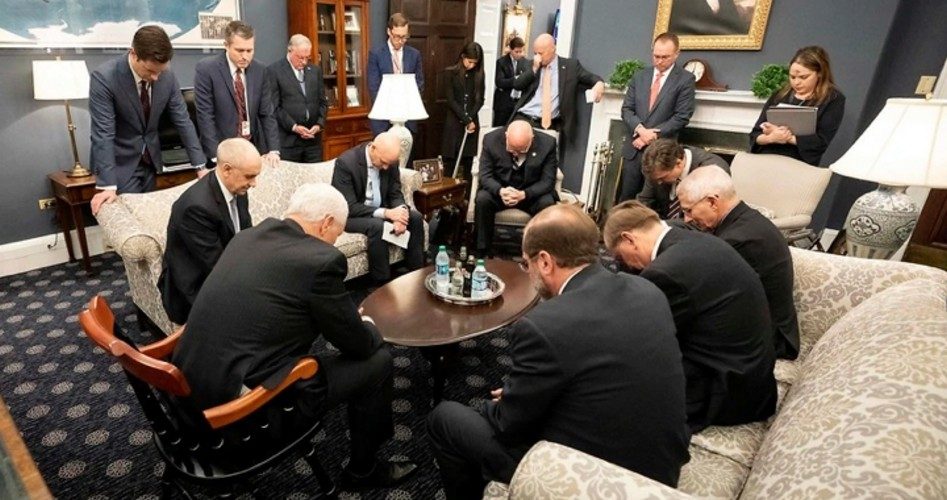 Left Freaks Out as Pence Prays Over Coronavirus