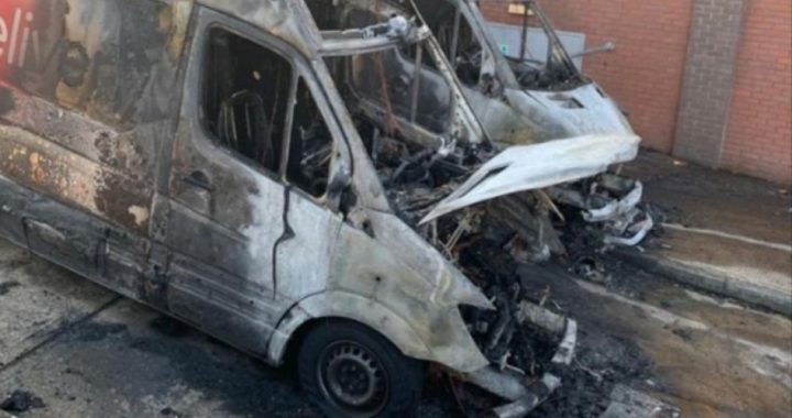 Food Delivery Trucks Set Ablaze by “Anti-social” Teens in Great Britain