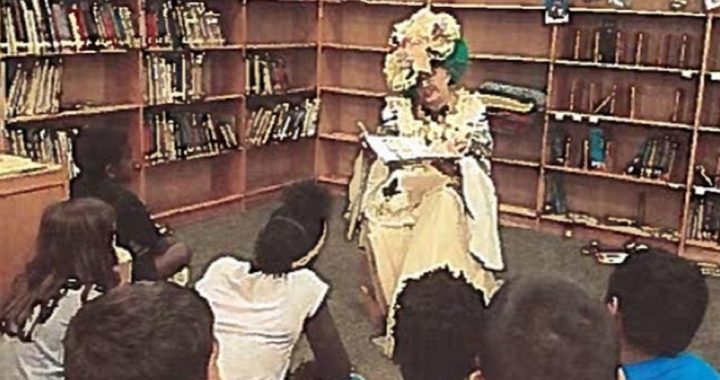 Elementary School Librarian (aka Leatherman) Hosted Male Prostitute Drag Queen