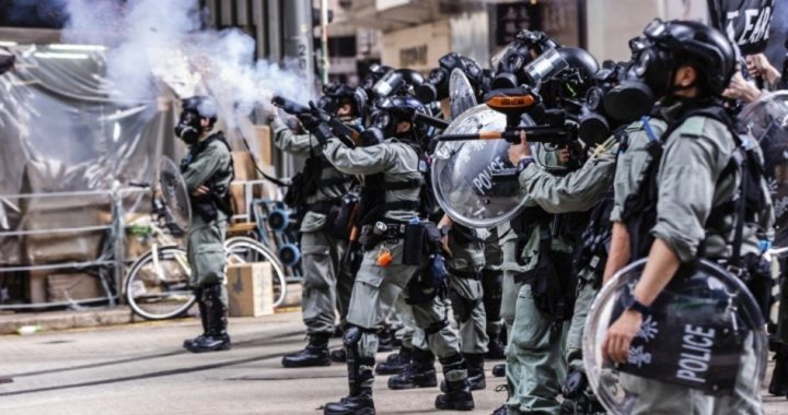 Hong Kong Police Use Tear Gas to Quell Protests Against China’s New Security Law