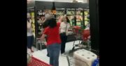 Viral Video: Enraged, COVID-crazed Mob Chases Unmasked Woman from Supermarket