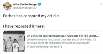 Forbes Scrubs Climate Activist’s Apology Essay from Website
