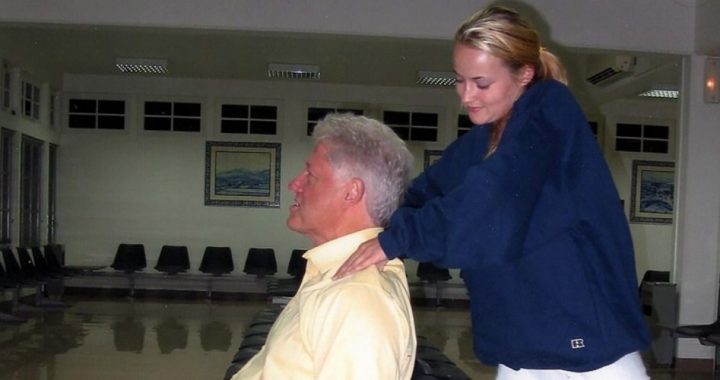 Photos Show Epstein Victim Giving Bill Clinton a Massage; Clinton Again Denies Knowledge of Sex Pervert’s Crimes