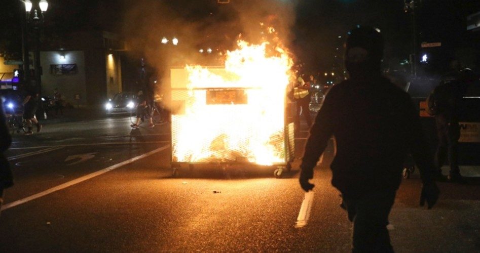 Red Goons Attack Portland Police for Third Night. Fires Set, Officer’s Home Threatened