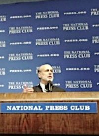 Bernanke Issues Warnings, Accepts No Blame