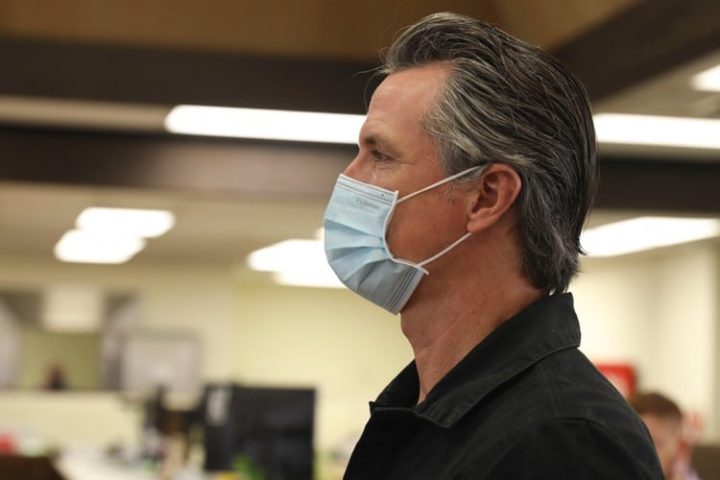 Newsom: Wear Your Mask Between Bites in a Restaurant