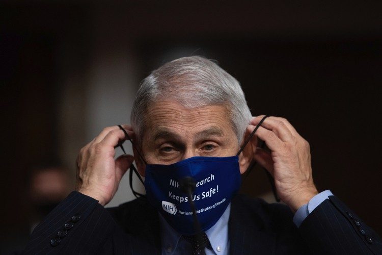 Flip-flop Fauci Strikes Again: Advocates a Mask Empire NATIONWIDE