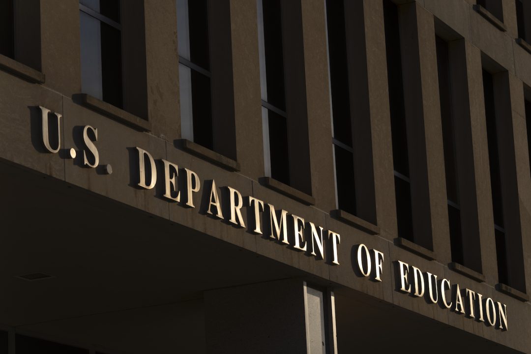 Elimination of the Education Department Has Begun