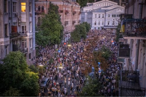 Anti-Zelensky Protests Erupt Across Ukraine