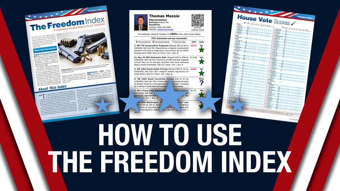 How to Use the Freedom Index & Scorecards