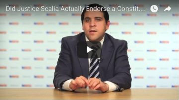 Did Justice Scalia Actually Endorse a Constitutional Convention?
