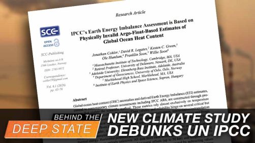 New Climate Study Debunks Key UN IPCC Dogma