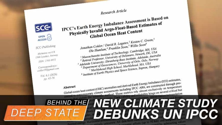 New Climate Study Debunks Key UN IPCC Dogma