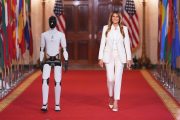 Melania Trump Introduces AI Humanoid; Says Robots Should Teach Kids
