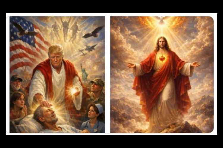 Fallout Over Trump’s Meme Depicting Himself as Jesus Christ Continues: MTG, Franklin Graham, Tucker Carlson Weigh In.