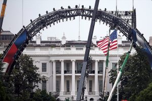 Trump Brings a UFC Cage to the White House for America’s 250th