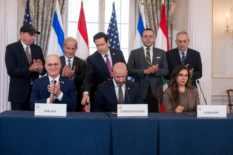 Israel-Lebanon Sign U.S.-Brokered Peace “Framework”