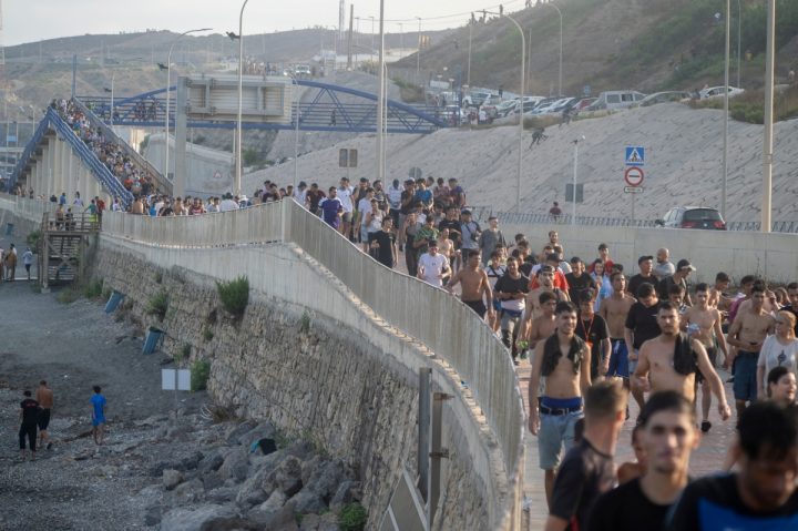 More Than 50K Moroccans Surge in Ceuta, Spain, as Social Media Critics Blame U.S., Israel, for Pushing Invasion More Than 50K Moroccans Surge in Ceuta, Spain, as Social Media Critics Blame U.S., Israel, for Pushing Invasion