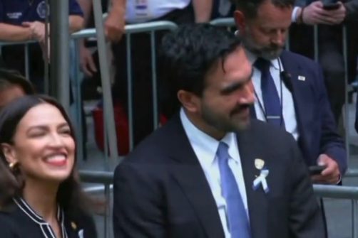 Mamdani, Ocasio-Cortez Laugh As Speakers Read Names of 9/11 Victims