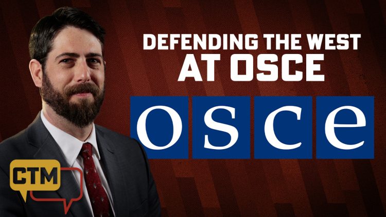 Defending the West at Globalist OSCE Confab Attacking Liberty