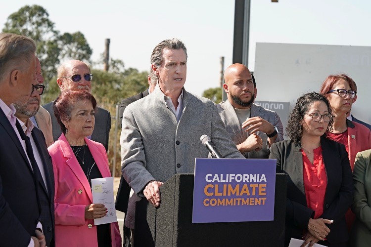 Newsom Signs New Climate Bills; Wants California to Lead "Great Awakening" on Global Warming