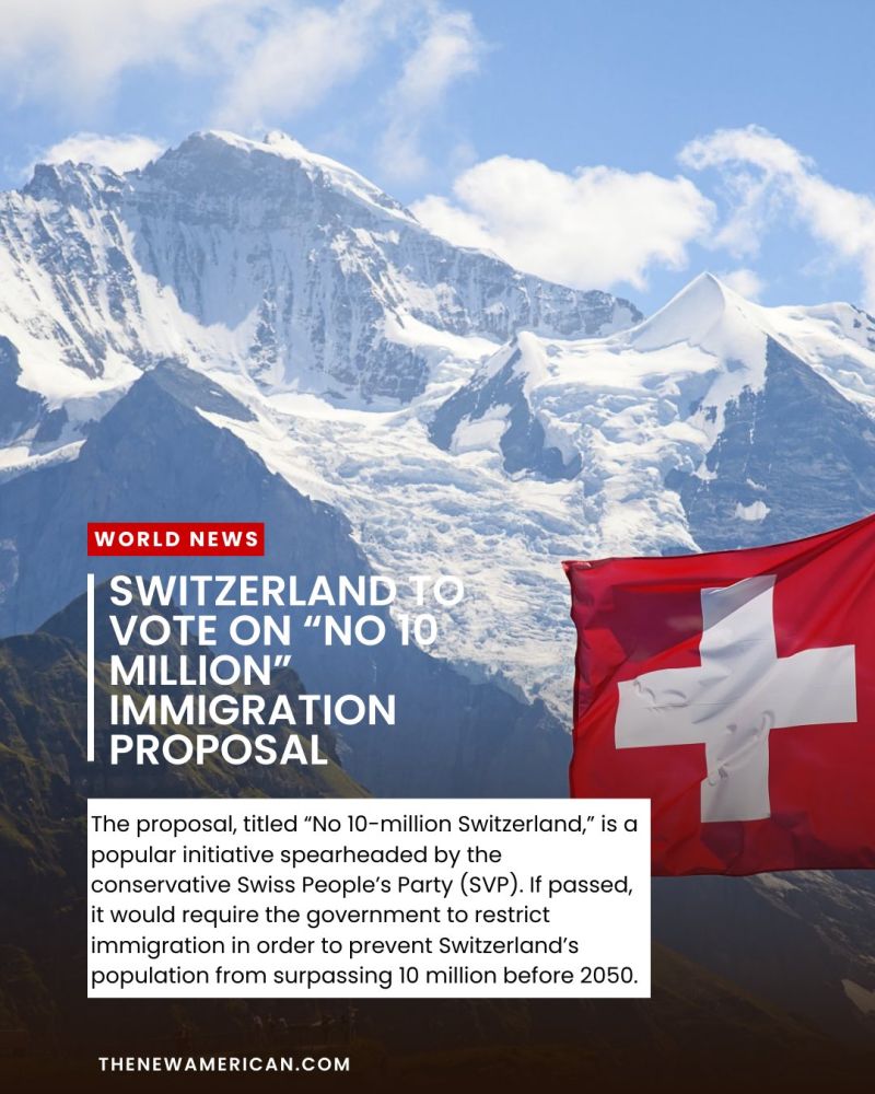 Image for the Tweet beginning: 🇨🇭 Switzerland is heading toward