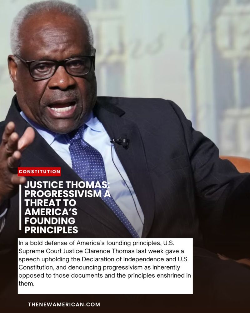 Image for the Tweet beginning: Clarence Thomas warned that modern