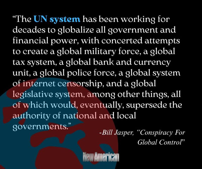 Image for the Tweet beginning: Conspiracy for Global Control 👇


#unitednations