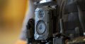 close up of Axon body camera on a police officer