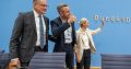 AfD members at a press conference after elections
