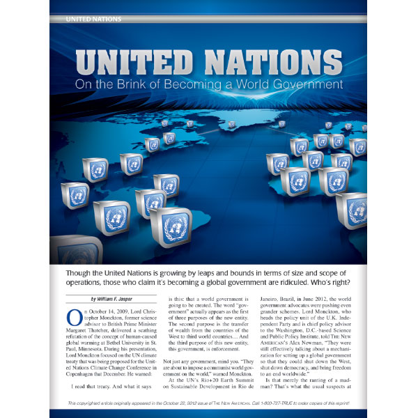 DOWNLOAD - The United Nations: On the Brink of Becoming a World Government reprint