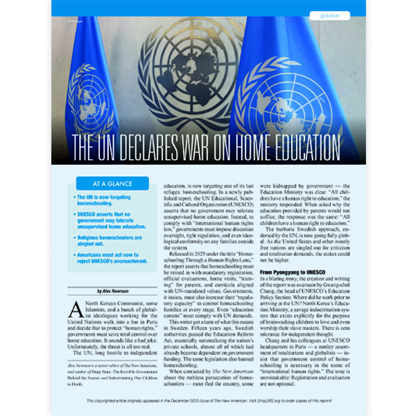 The UN Declares War on Home Education reprint The UN Declares War on Home Education reprint