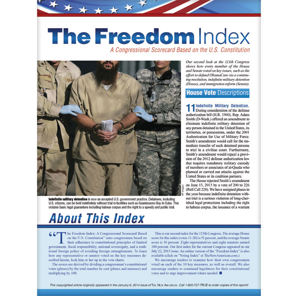 Freedom Index January 2014 reprint