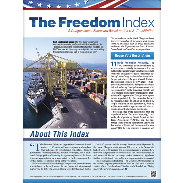Freedom Index January 2016 reprint
