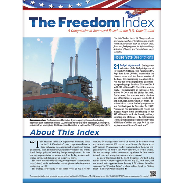 Freedom Index July 2014 reprint