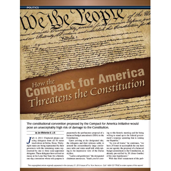 How the Compact for America Threatens the Constitution  reprint